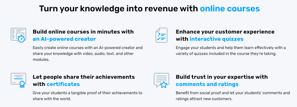 Turn your knowledge into revenue with online courses